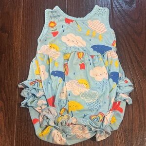Adorable Little Sleepies bubble romper